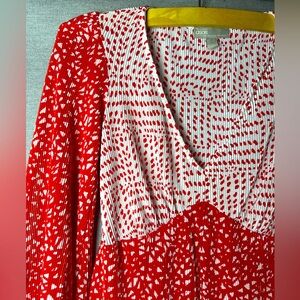 ASOS patterned midi dress